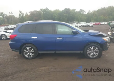 2017 Nissan Pathfinder S из США, поврежденный, VIN 5N1DR2MM8HC910310